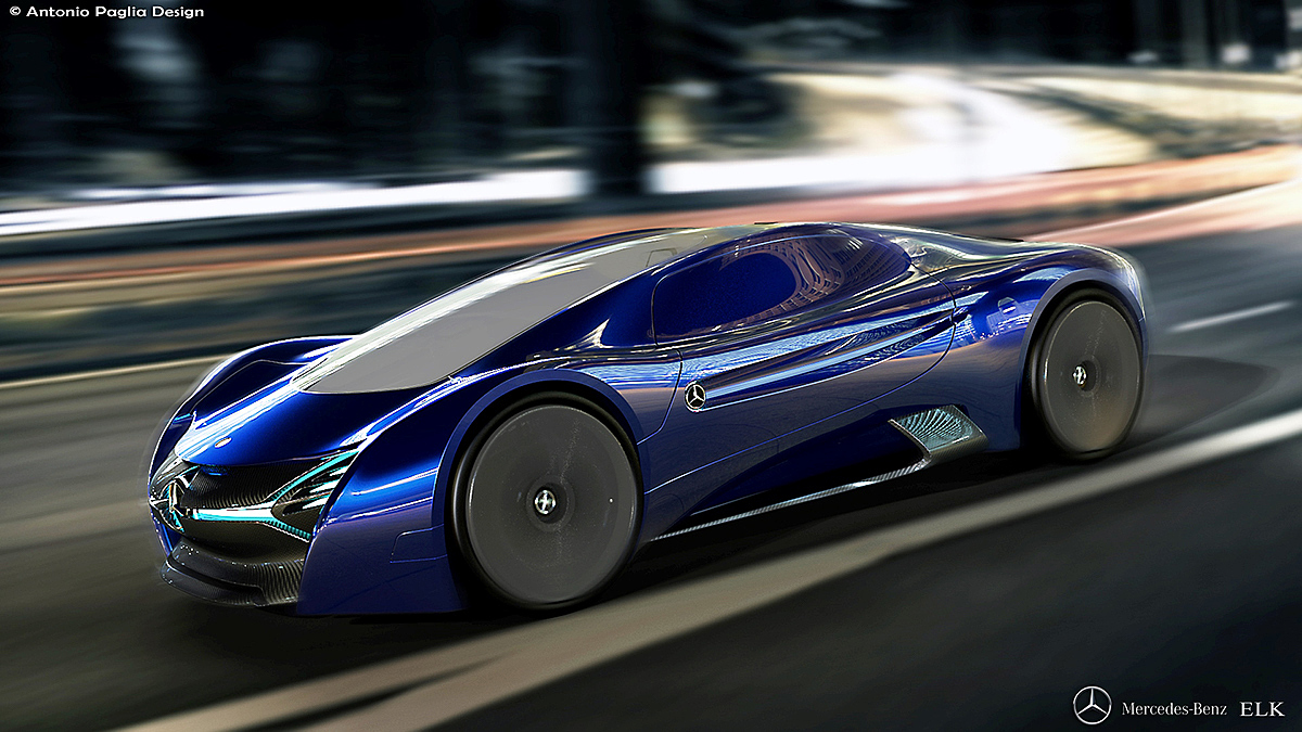 Elk，Benz，Elk electric vehicle，conceptual design，